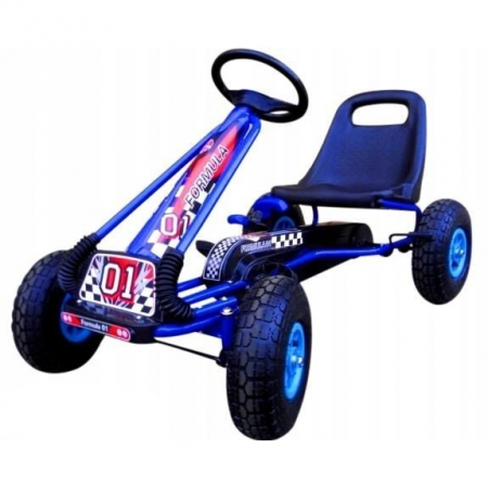 Karturi si masinute cu pedale - Kart cu pedale Gokart, 3-7 ani, roti gonflabile, G1 R-Sport