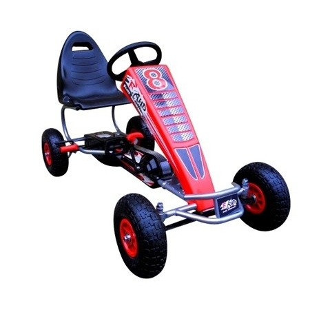 Karturi si masinute cu pedale - Kart cu pedale Gokart, 4-10 ani, roti gonflabile, G5 R-Sport