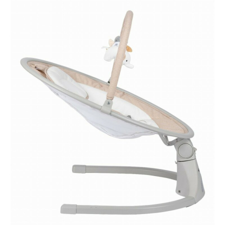 Leagan balansoar, FreeOn, Elite, cu 12 melodii, 5 viteze de balansare si 3 pozitii de reglare a spatarului, Beige [9]