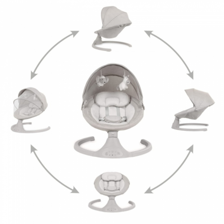 Leagan electric 2 in 1 Kidwell Luxi - Light Melange [3]
