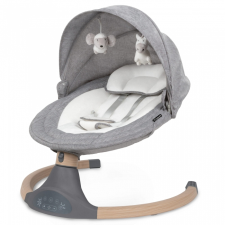 Leagane & balansoare & sezlonguri - Leagan electric 2 in 1 Kidwell Luxi - Wooden Dark Melange