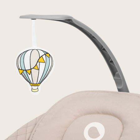 Leagan Lionelo Rio electric cu 3 viteze de leganare, melodii si telecomanda [4]