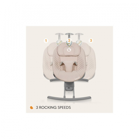 Leagan Lionelo Rio electric cu 3 viteze de leganare, melodii si telecomanda [12]