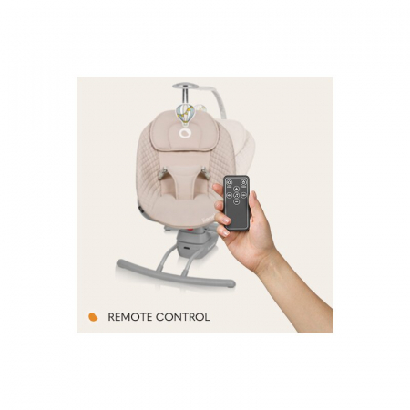 Leagan Lionelo Rio electric cu 3 viteze de leganare, melodii si telecomanda [14]