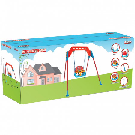 Leagan pentru copii Pilsan Samba A-Frame Swing cu cadru metalic [3]