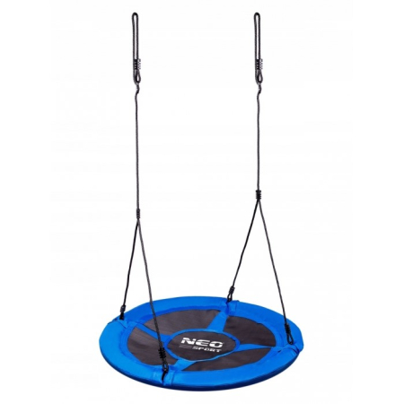 Leagane & balansoare & sezlonguri - Leagan tip cuib pentru copii XXL, 120 cm, 150 kg, Neo-Sport 1061, Albastru