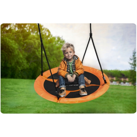 Leagan tip cuib pentru copii XXL, 95 cm, 150 kg, Neo-Sport 1004, Portocaliu [1]