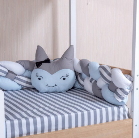 Lenjerie MyKids Montessori 7 Piese PS107 95x195 cm [1]