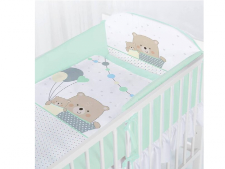 Lenjerie Pat 3 Piese KLUPS Teddy bears with balloons K097 [1]