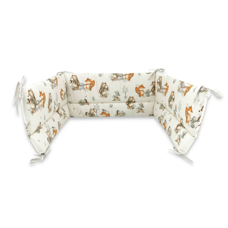 Lenjerie patut cu 5 piese, MimiNu, pentru patut 120x60 cm, cu pilota si perna, din bumbac, Time for fun [5]