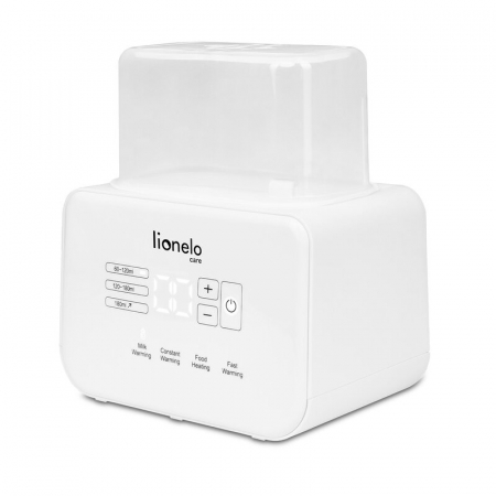 Lionelo - Incalzitor biberoane ThermUp Double, 2 biberoane, 3 - 5 min, Temperatura constanta pana la 24 h, Sterilizare, Dezghetare, Fara BPA, Alb [5]