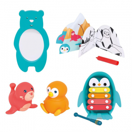 Jucarii pentru copii - LUDI Set jucarii de baie ARCTIC