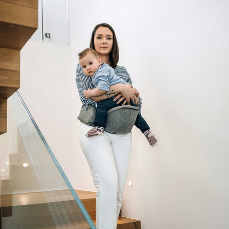 Marsupiu bebe FreeON Travel Mode cu scaunel 8 in 1 [10]