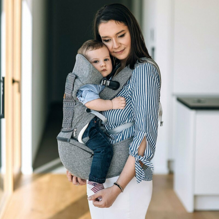 Marsupiu bebe FreeON Travel Mode cu scaunel 8 in 1 [9]