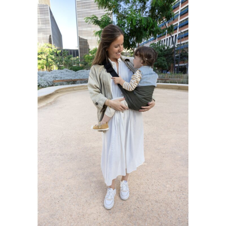 Marsupiu bebe, Jane, Catch, Ergonomic, De la 9 luni pana la 22 Kg, Botanic [5]