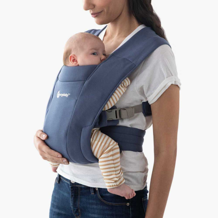 Marsupiu Ergobaby Embrace Soft Navy [6]