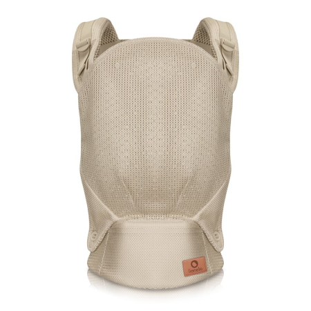 Marsupiu ergonomic, Lionelo, Margareet Air, 3 pozitii de purtare, 4 luni+, Pana la 20 Kg, Material respirabil 3D Air Mesh, Catarama dubla de siguranta, Bej [6]
