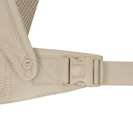 Marsupiu ergonomic, Lionelo, Margareet Air, 3 pozitii de purtare, 4 luni+, Pana la 20 Kg, Material respirabil 3D Air Mesh, Catarama dubla de siguranta, Bej [8]