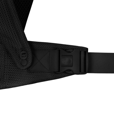 Marsupiu ergonomic, Lionelo, Margareet Air, 3 pozitii de purtare, 4 luni+, Pana la 20 Kg, Material respirabil 3D Air Mesh, Catarama dubla de siguranta, Negru [13]
