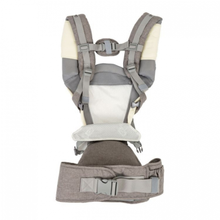 Marsupiu multifunctional pentru copii, 0-35 luni, Ecotoys J-BC1601 - Gri [4]