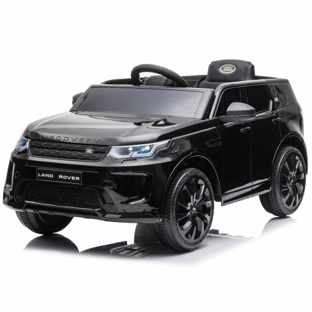 Masinuta electrica Chipolino SUV Land Rover Discovery cu scaun din piele si roti EVA black [15]