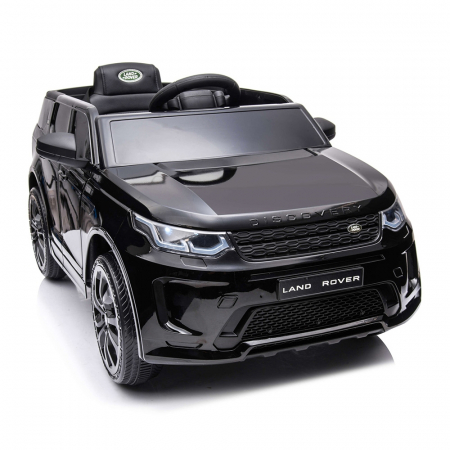 Masinuta electrica Chipolino SUV Land Rover Discovery cu scaun din piele si roti EVA black [14]