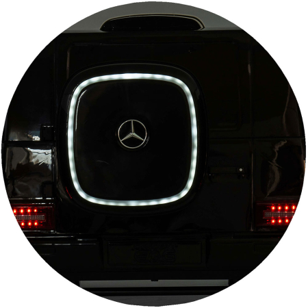 Masinuta electrica Chipolino SUV Mercedes EQG cu scaun din piele si roti EVA black [15]