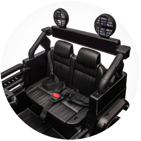 Masinuta electrica Chipolino Toyota FJ Cruiser cu roti EVA black [13]