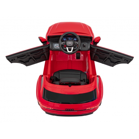 Masinuta electrica cu telecomanda AUDI Q7 NEW LIFT, roti EVA, scaun tapitat, 117x67x54 cm, putere 70W - Rosu [4]