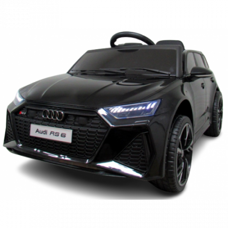 Masinute si motociclete electrice - Masinuta electrica cu telecomanda Audi RS6 R-Sport - Negru