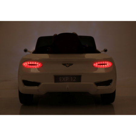 Masinuta electrica cu telecomanda BENTLEY EXP 12, roti EVA, scaun tapitat, 107x59x44 cm, putere 24V - Alb [15]