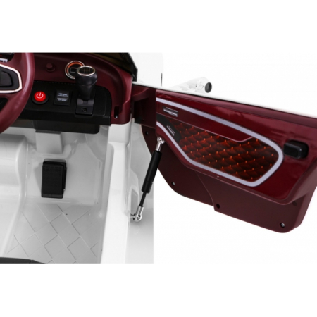 Masinuta electrica cu telecomanda BENTLEY EXP 12, roti EVA, scaun tapitat, 107x59x44 cm, putere 24V - Alb [9]