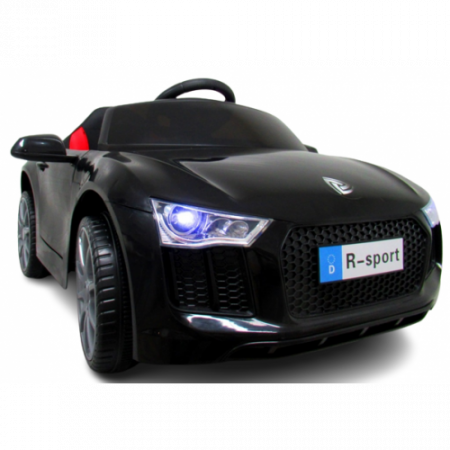 Masinuta electrica cu telecomanda, copii 1-4 ani, scaun din piele, Cabrio B4 628 R-Sport - Negru [1]