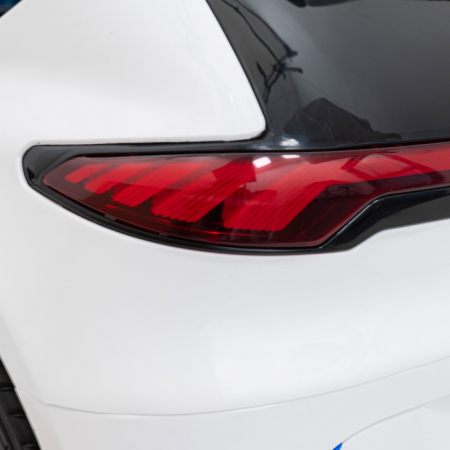 Masinuta electrica cu telecomanda MERCEDES BENZ AMG EQA, roti EVA, scaun tapitat, 101x69x53 cm, putere 70W - Alb [6]