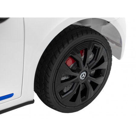 Masinuta electrica cu telecomanda MERCEDES BENZ AMG EQA, roti EVA, scaun tapitat, 101x69x53 cm, putere 70W - Alb [11]