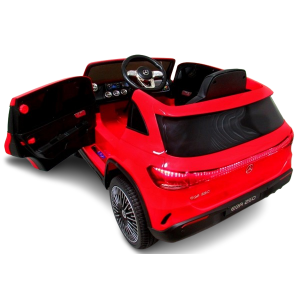 Masinuta electrica cu telecomanda, roti din spuma EVA, scaun din piele ecologica, varsta 1-5 ani, MERCEDES EQA250 - Rosu [4]