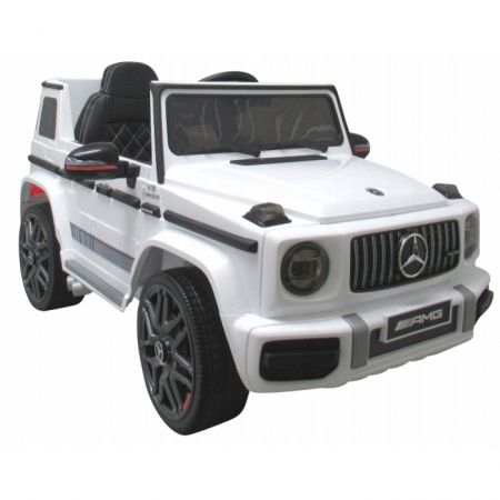 Masinuta electrica cu telecomanda, roti EVA, scaun piele Mercedes G63 [1]
