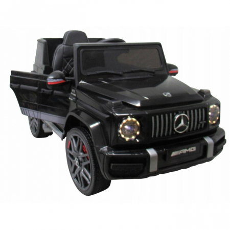 Masinuta electrica cu telecomanda, roti EVA, scaun piele Mercedes G63 [2]