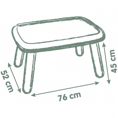 Masuta pentru copii Smoby Life verde [1]