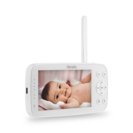 Monitor video pentru bebelusi, Lionelo, Babyline 8.4, Ecran tactil 5 inch, Camera Full HD 1080, WiFi Dual-Band, Vedere nocturna IR, Detectare plans, miscare, sunet, Comunicare bidirectionala, 8 cantec [12]