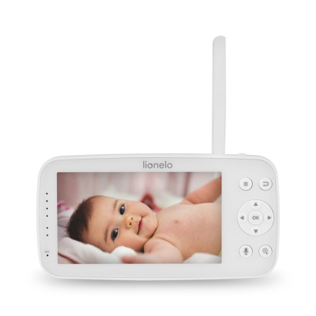 Monitor video pentru bebelusi, Lionelo, Babyline 8.4, Ecran tactil 5 inch, Camera Full HD 1080, WiFi Dual-Band, Vedere nocturna IR, Detectare plans, miscare, sunet, Comunicare bidirectionala, 8 cantec [16]