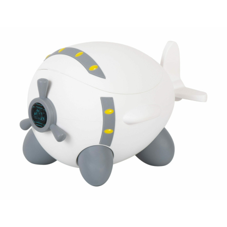 Olita copii, FreeON, In forma de avion, Potty Plane, 32 cm x 28 cm x 41 cm, White/Grey [2]