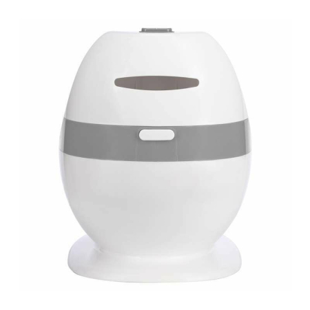 Olita educativa, FreeON, Trainer, Minitoaleta, cu spatiu pentru hartie/servetele, cu sunet realist de tras apa, Pana la 25 kg, 3 ani+, White/Grey [2]