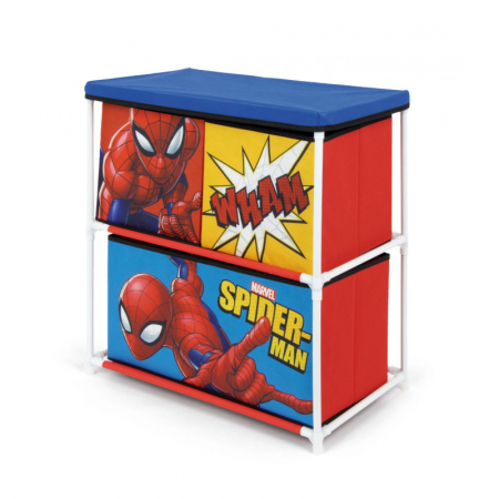 Dulap si cutii jucarii - Organizator pentru jucarii cu structura metalica Spiderman - Arditex