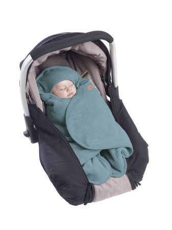 Paturica de infasat BabyNomade 0-6 luni Baltic Blue [2]