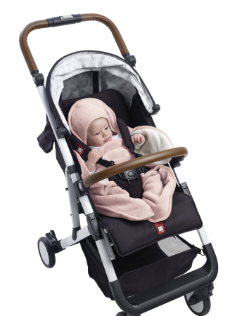 Paturica de infasat BabyNomade 0-6 luni Dusty Rose [1]