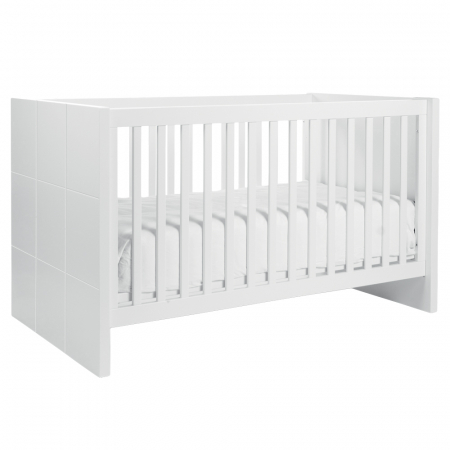 Patuturi lemn 140 x 70 cm - Patut Childhome Quadro White 70x140 cm, MDF Alb