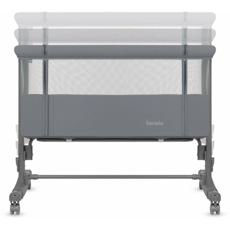 Patut co-sleeper Lionelo Aurora 3 in 1 cu leganare si setare unghiulara cu saltea cu densitate T25 si geanta transport [9]