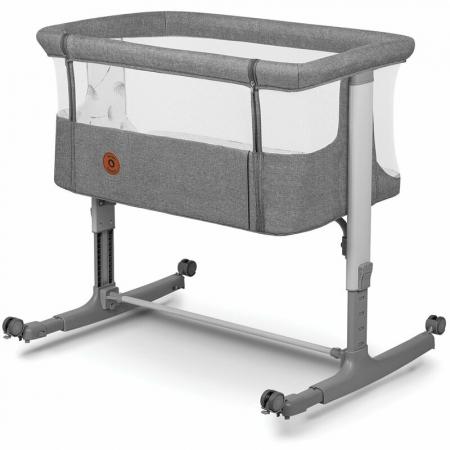 Patut co-sleeper Lionelo Aurora 3 in 1 cu leganare si setare unghiulara cu saltea cu densitate T25 si geanta transport [4]