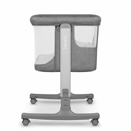 Patut co-sleeper Lionelo Aurora 3 in 1 cu leganare si setare unghiulara cu saltea cu densitate T25 si geanta transport [18]